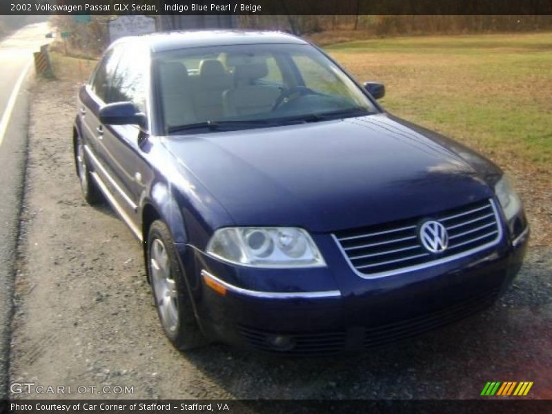 Indigo Blue Pearl / Beige 2002 Volkswagen Passat GLX Sedan