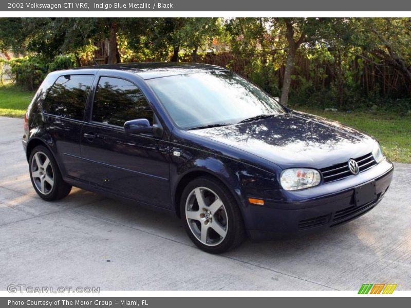 Indigo Blue Metallic / Black 2002 Volkswagen GTI VR6