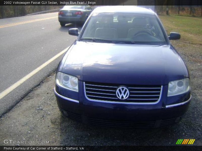 Indigo Blue Pearl / Beige 2002 Volkswagen Passat GLX Sedan