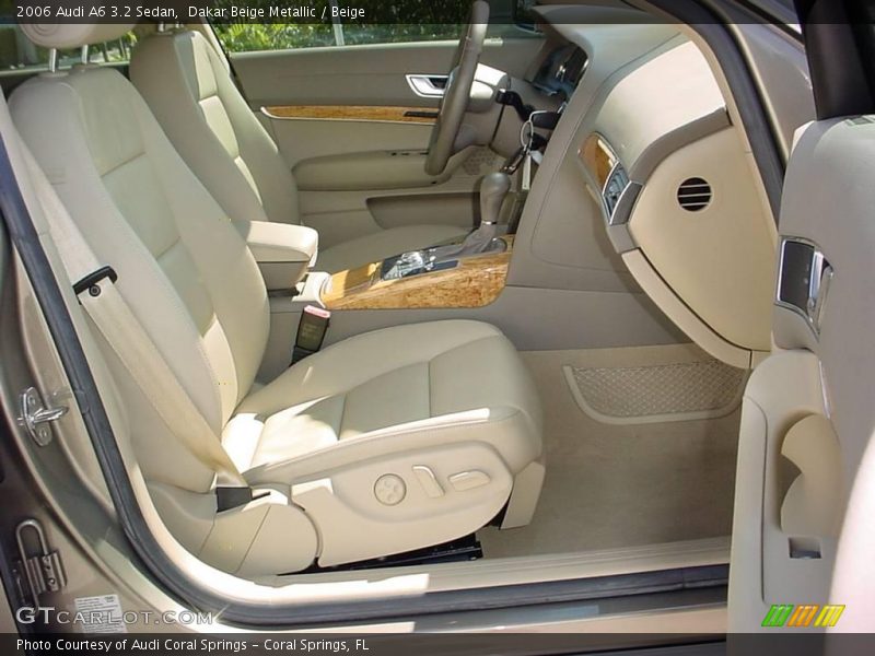 Dakar Beige Metallic / Beige 2006 Audi A6 3.2 Sedan