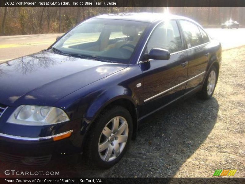 Indigo Blue Pearl / Beige 2002 Volkswagen Passat GLX Sedan