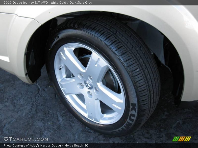 White Gold / Dark Slate Gray 2010 Dodge Journey SXT AWD