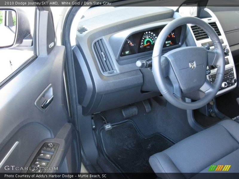 White Gold / Dark Slate Gray 2010 Dodge Journey SXT AWD