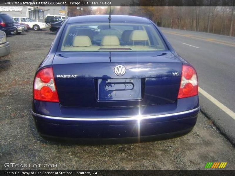 Indigo Blue Pearl / Beige 2002 Volkswagen Passat GLX Sedan