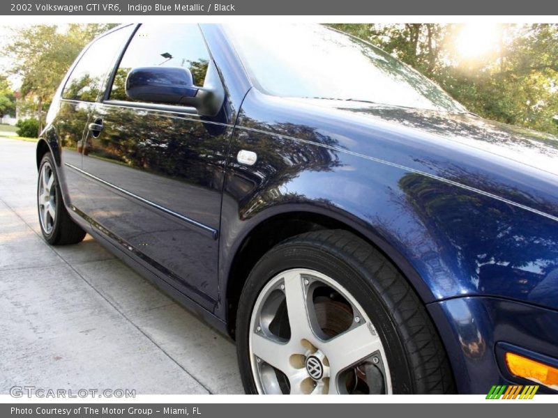 Indigo Blue Metallic / Black 2002 Volkswagen GTI VR6