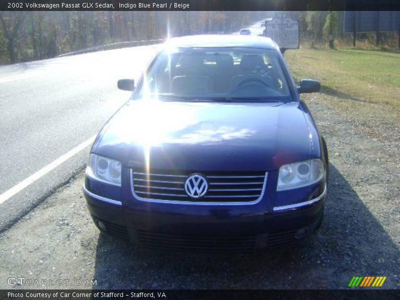Indigo Blue Pearl / Beige 2002 Volkswagen Passat GLX Sedan