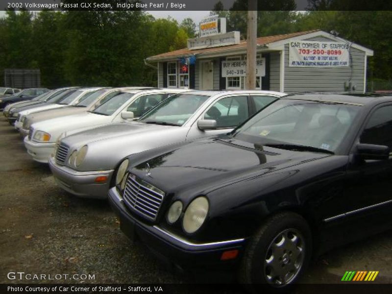 Indigo Blue Pearl / Beige 2002 Volkswagen Passat GLX Sedan