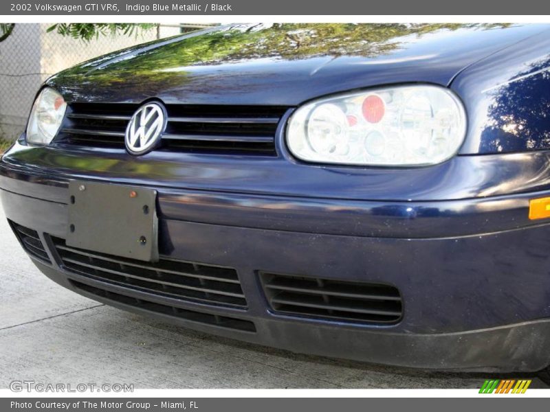 Indigo Blue Metallic / Black 2002 Volkswagen GTI VR6