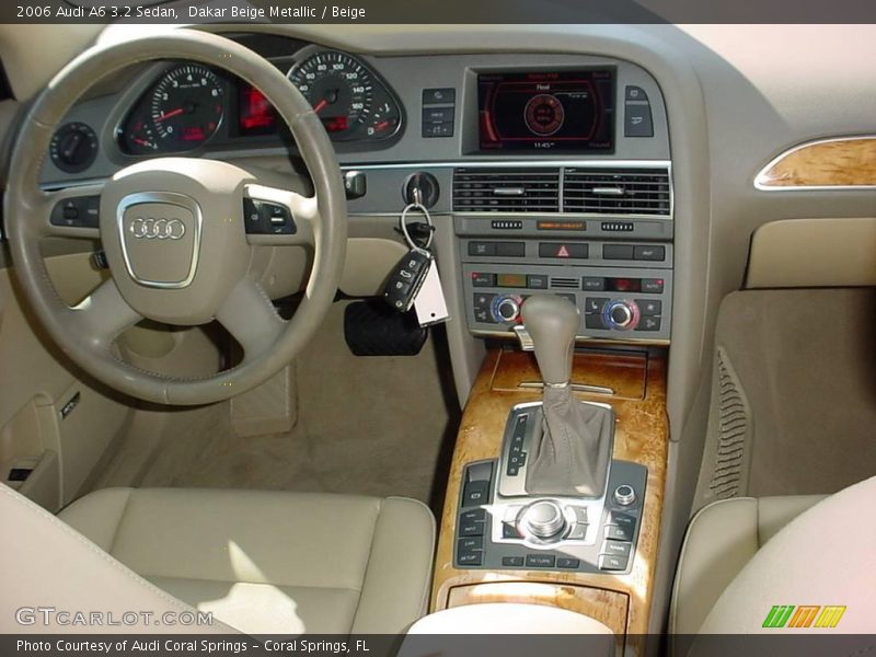 Dakar Beige Metallic / Beige 2006 Audi A6 3.2 Sedan