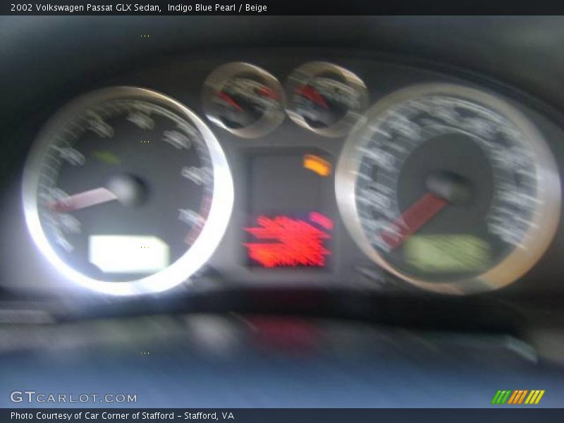 Indigo Blue Pearl / Beige 2002 Volkswagen Passat GLX Sedan