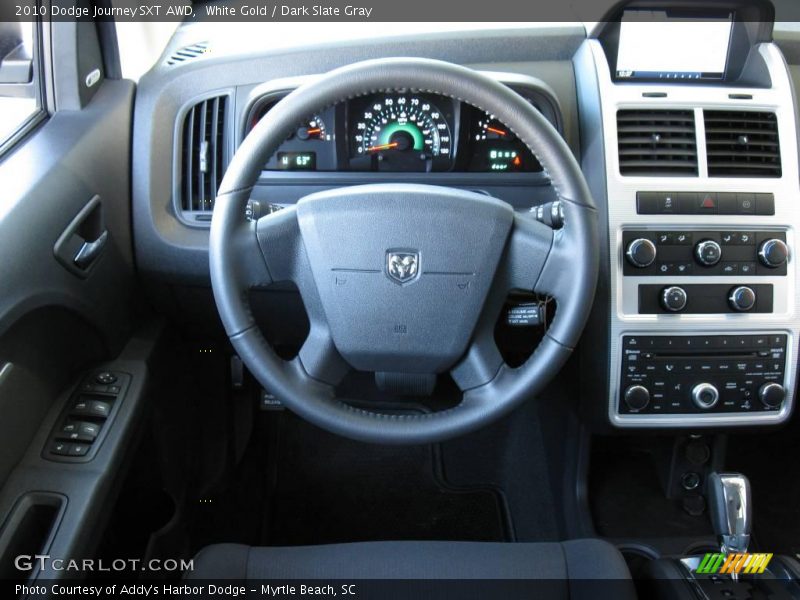 White Gold / Dark Slate Gray 2010 Dodge Journey SXT AWD