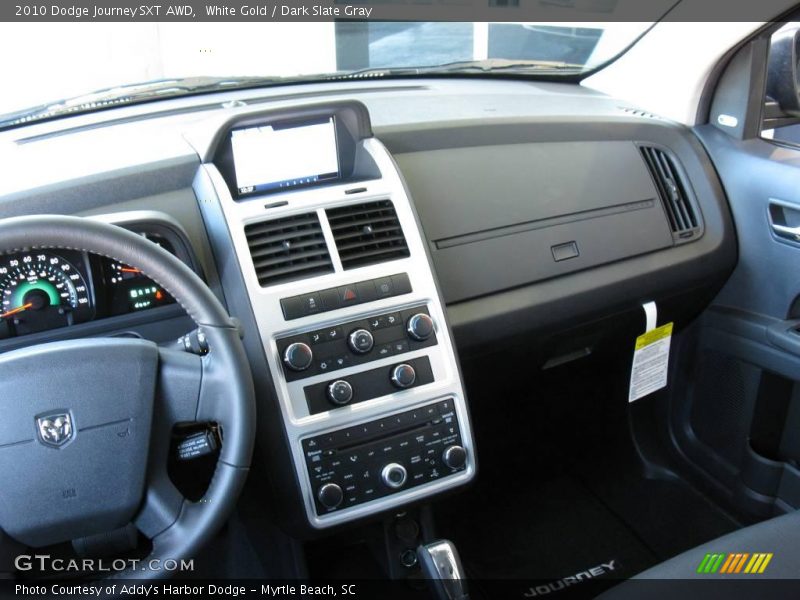 White Gold / Dark Slate Gray 2010 Dodge Journey SXT AWD