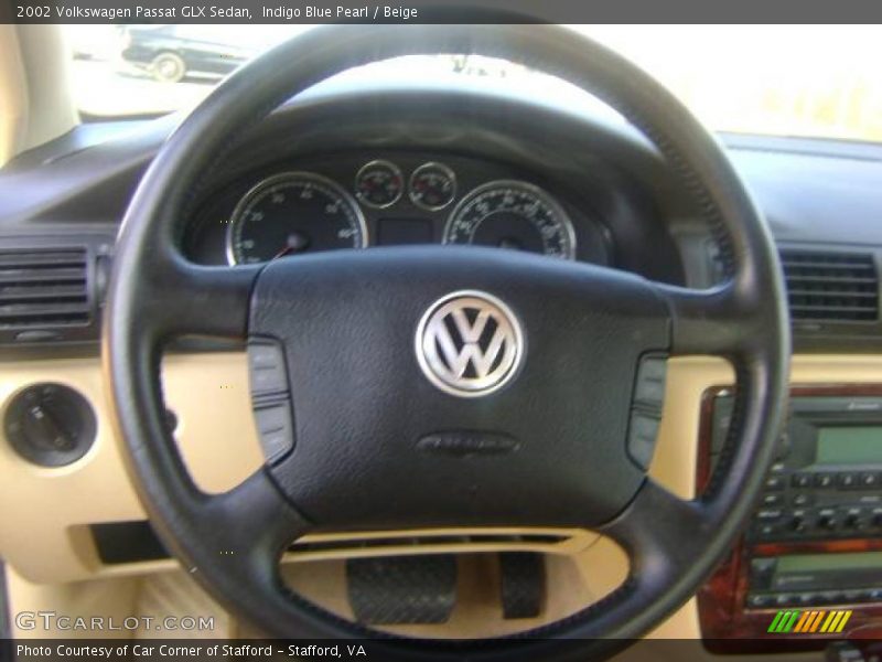Indigo Blue Pearl / Beige 2002 Volkswagen Passat GLX Sedan