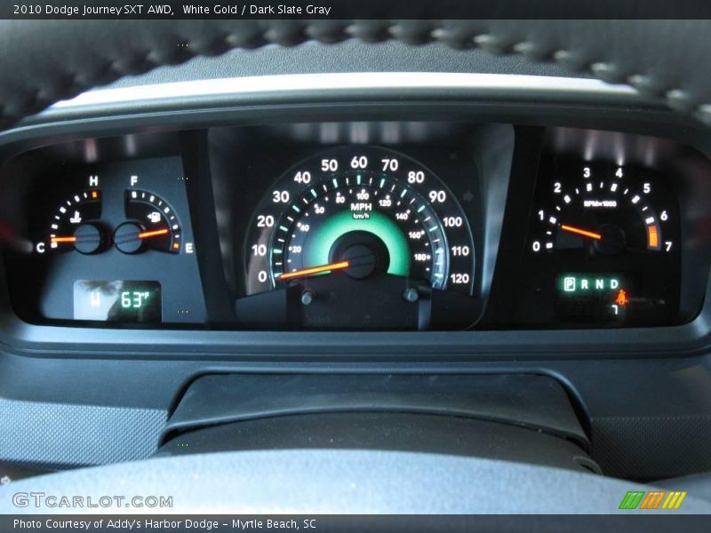 White Gold / Dark Slate Gray 2010 Dodge Journey SXT AWD