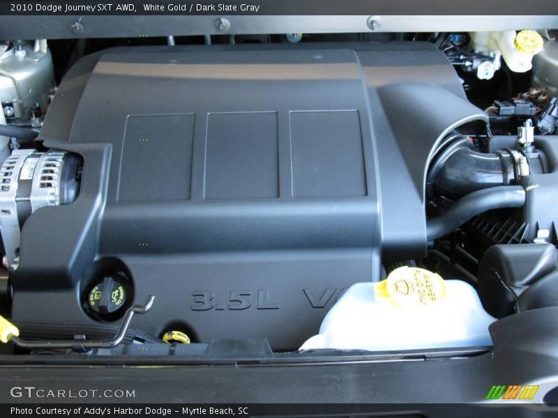 White Gold / Dark Slate Gray 2010 Dodge Journey SXT AWD