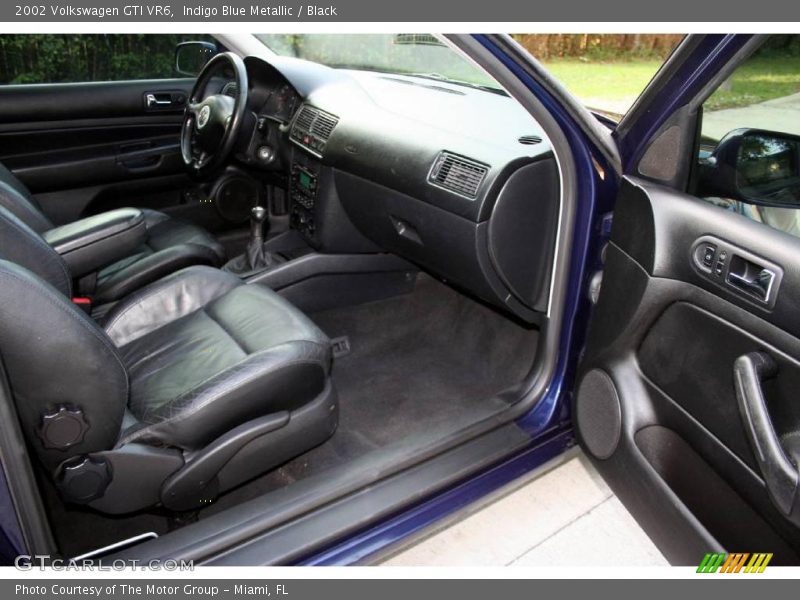 Indigo Blue Metallic / Black 2002 Volkswagen GTI VR6