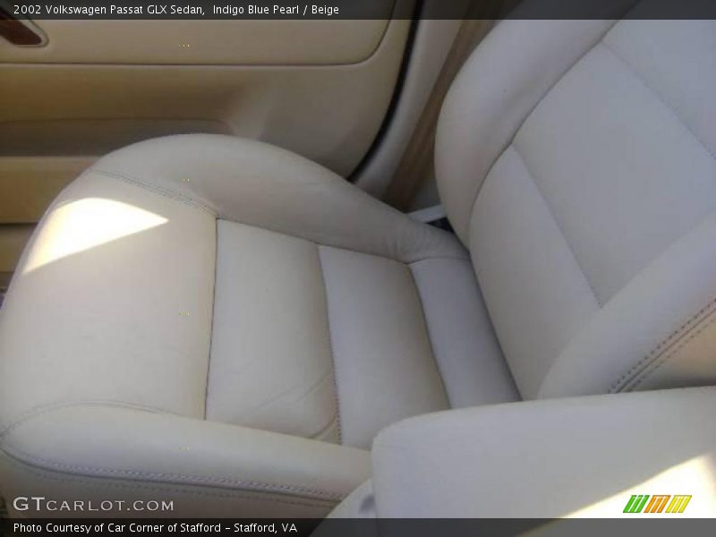 Indigo Blue Pearl / Beige 2002 Volkswagen Passat GLX Sedan
