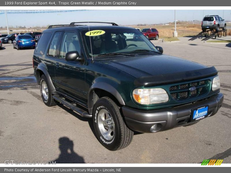 Tropic Green Metallic / Medium Graphite Grey 1999 Ford Explorer Sport 4x4