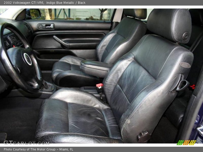 Indigo Blue Metallic / Black 2002 Volkswagen GTI VR6