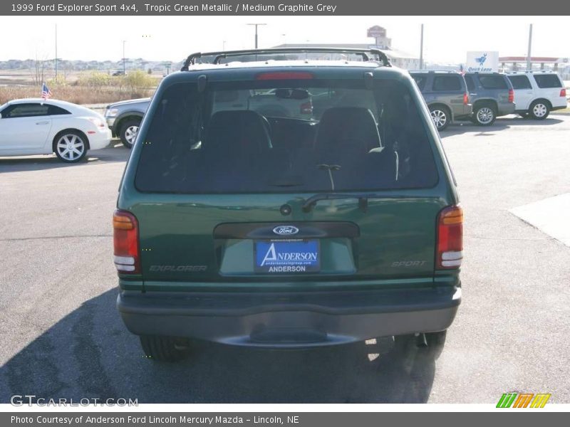 Tropic Green Metallic / Medium Graphite Grey 1999 Ford Explorer Sport 4x4
