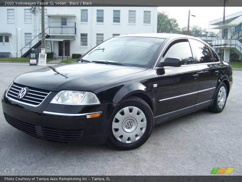 Black / Black 2003 Volkswagen Passat GL Sedan