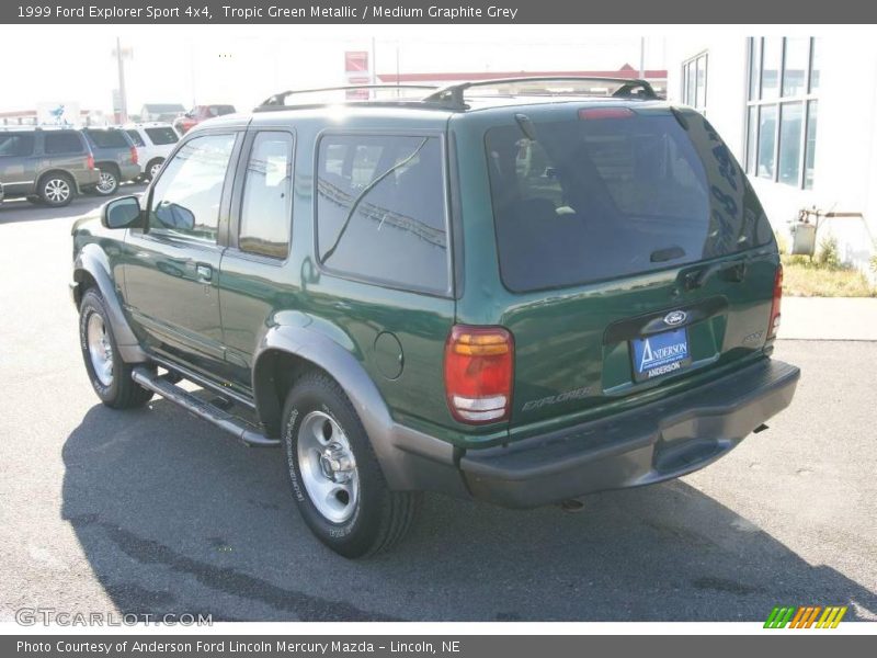 Tropic Green Metallic / Medium Graphite Grey 1999 Ford Explorer Sport 4x4