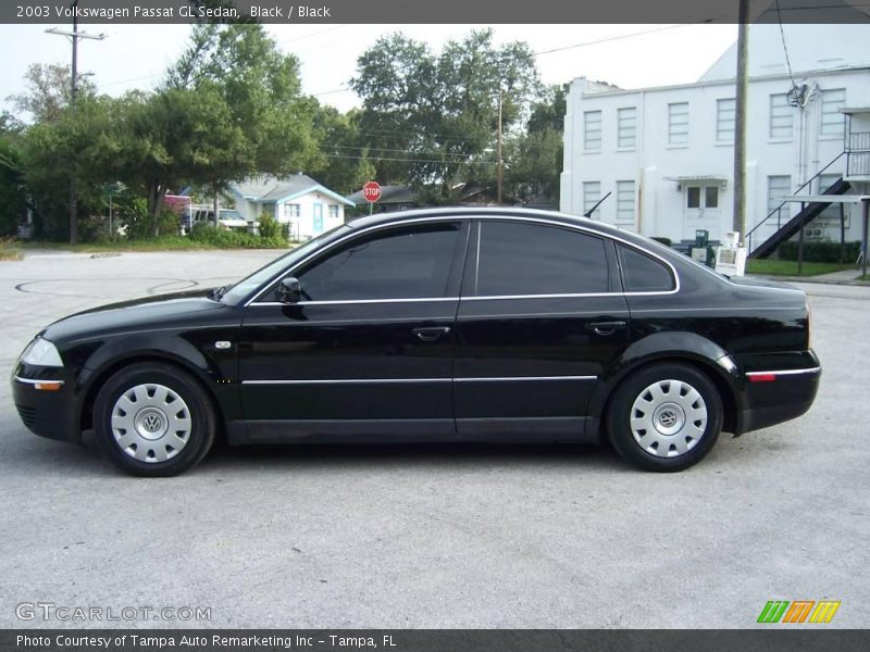 Black / Black 2003 Volkswagen Passat GL Sedan