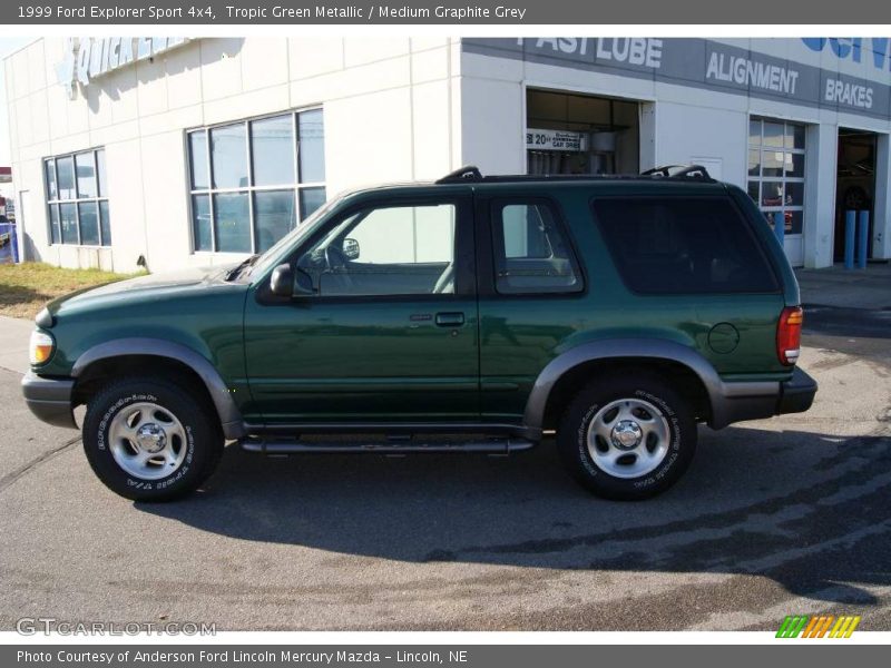 Tropic Green Metallic / Medium Graphite Grey 1999 Ford Explorer Sport 4x4