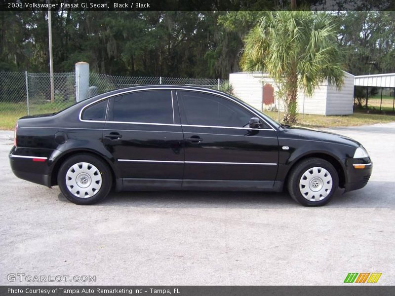 Black / Black 2003 Volkswagen Passat GL Sedan