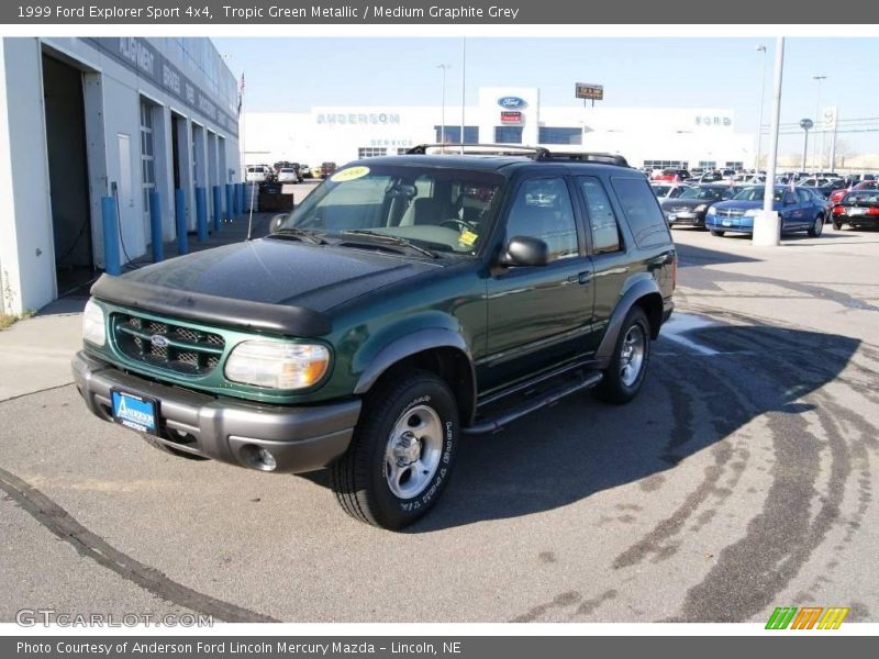Tropic Green Metallic / Medium Graphite Grey 1999 Ford Explorer Sport 4x4