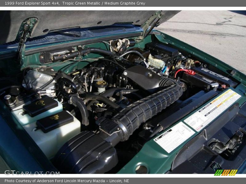 Tropic Green Metallic / Medium Graphite Grey 1999 Ford Explorer Sport 4x4