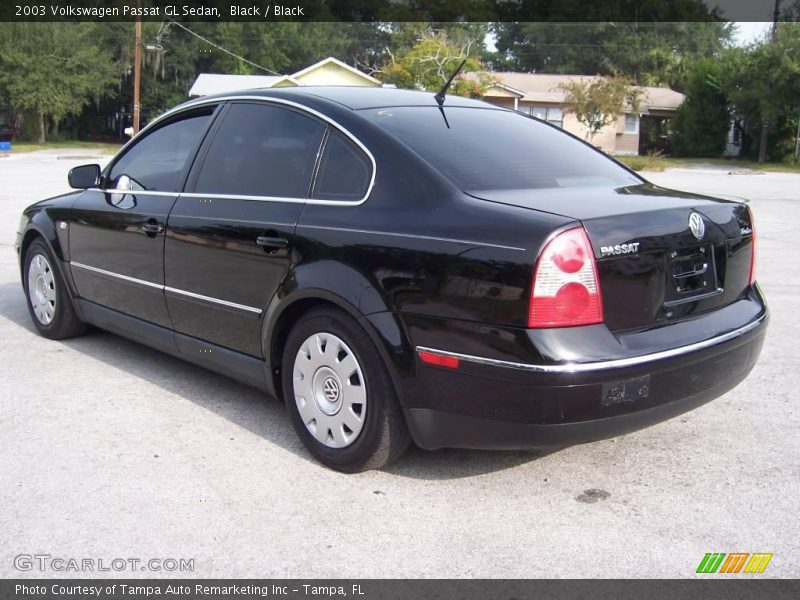 Black / Black 2003 Volkswagen Passat GL Sedan
