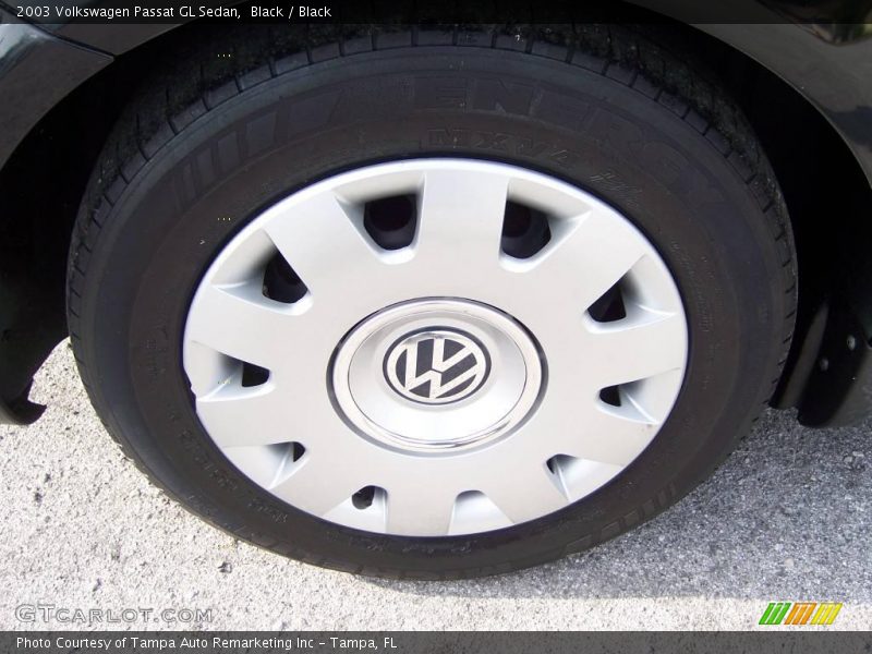 Black / Black 2003 Volkswagen Passat GL Sedan