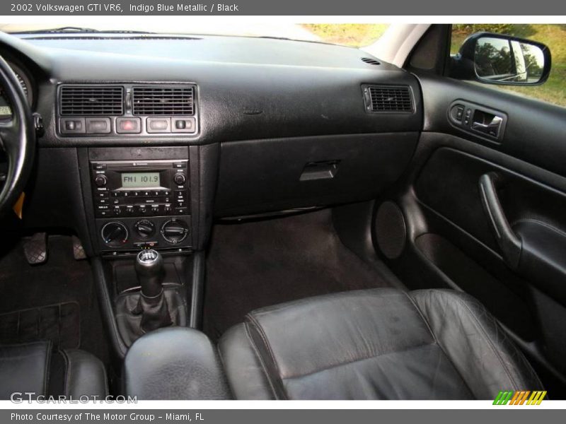 Indigo Blue Metallic / Black 2002 Volkswagen GTI VR6