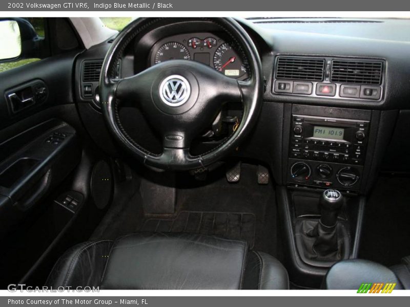 Indigo Blue Metallic / Black 2002 Volkswagen GTI VR6