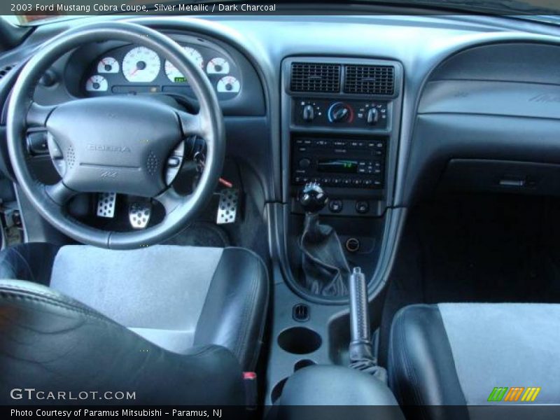 Silver Metallic / Dark Charcoal 2003 Ford Mustang Cobra Coupe