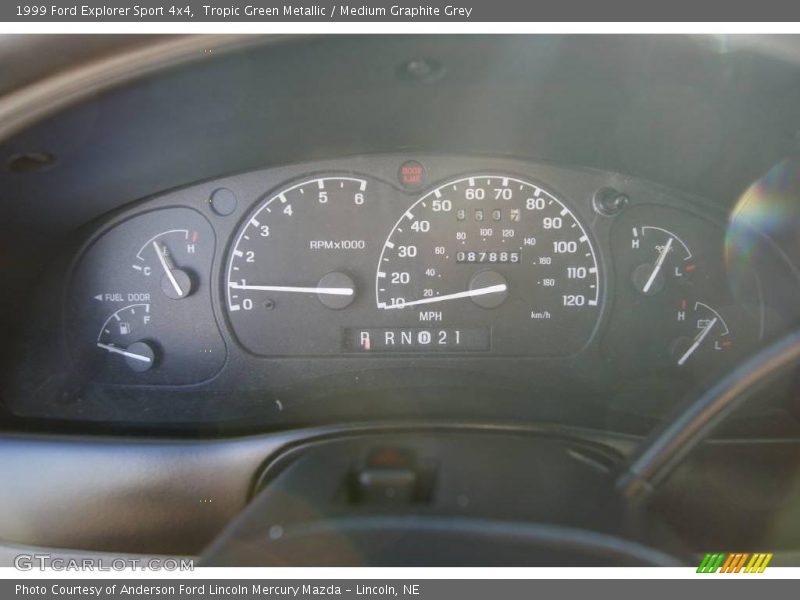 Tropic Green Metallic / Medium Graphite Grey 1999 Ford Explorer Sport 4x4