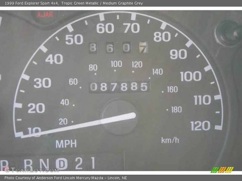 Tropic Green Metallic / Medium Graphite Grey 1999 Ford Explorer Sport 4x4