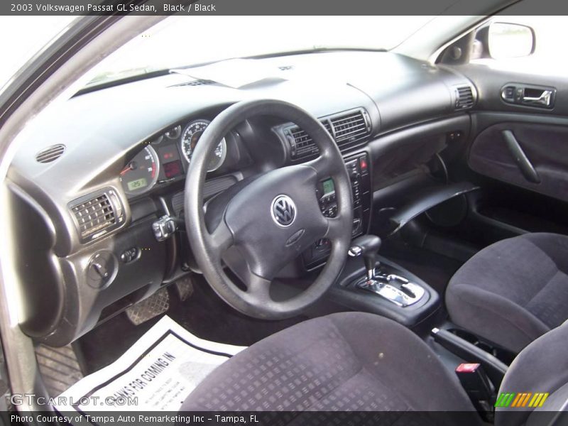 Black / Black 2003 Volkswagen Passat GL Sedan