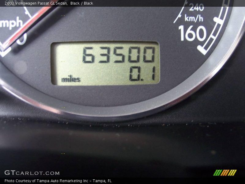 Black / Black 2003 Volkswagen Passat GL Sedan