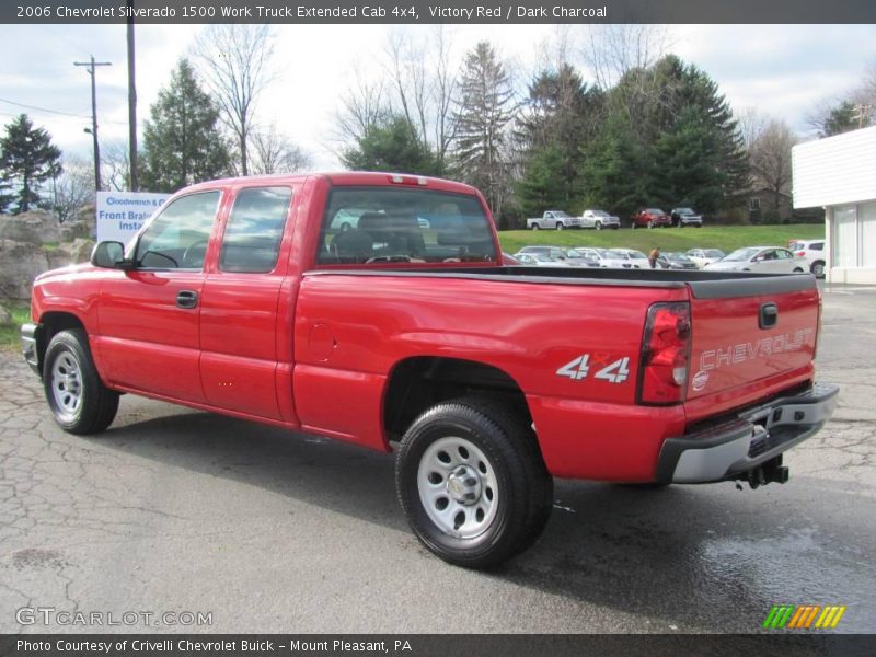 Victory Red / Dark Charcoal 2006 Chevrolet Silverado 1500 Work Truck Extended Cab 4x4