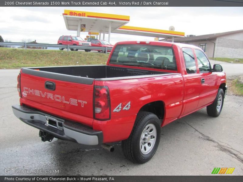 Victory Red / Dark Charcoal 2006 Chevrolet Silverado 1500 Work Truck Extended Cab 4x4