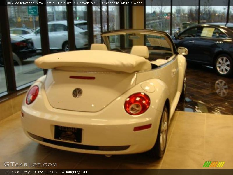 Campanella White / White 2007 Volkswagen New Beetle Triple White Convertible