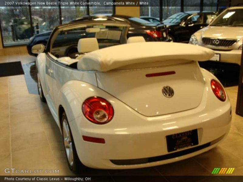 Campanella White / White 2007 Volkswagen New Beetle Triple White Convertible