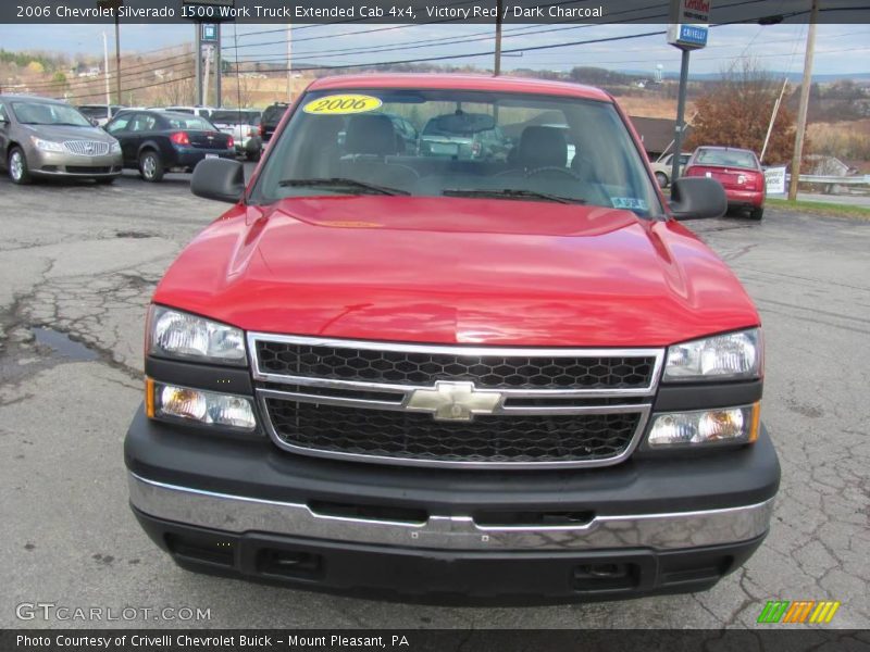 Victory Red / Dark Charcoal 2006 Chevrolet Silverado 1500 Work Truck Extended Cab 4x4