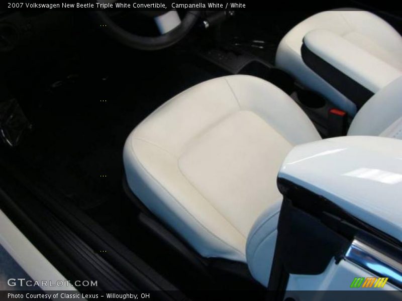 Campanella White / White 2007 Volkswagen New Beetle Triple White Convertible