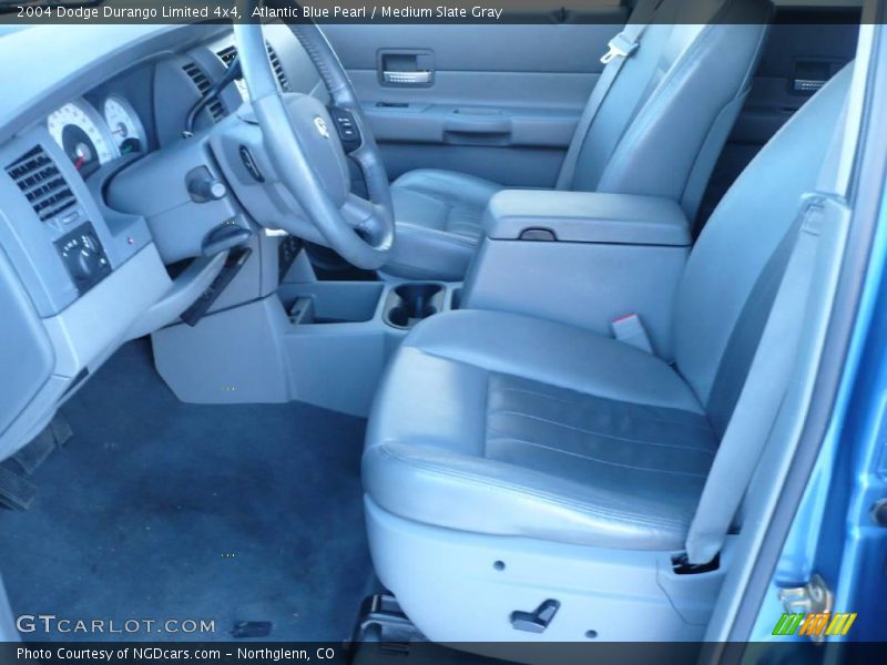 Atlantic Blue Pearl / Medium Slate Gray 2004 Dodge Durango Limited 4x4