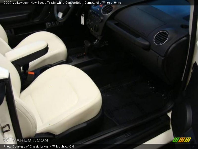 Campanella White / White 2007 Volkswagen New Beetle Triple White Convertible