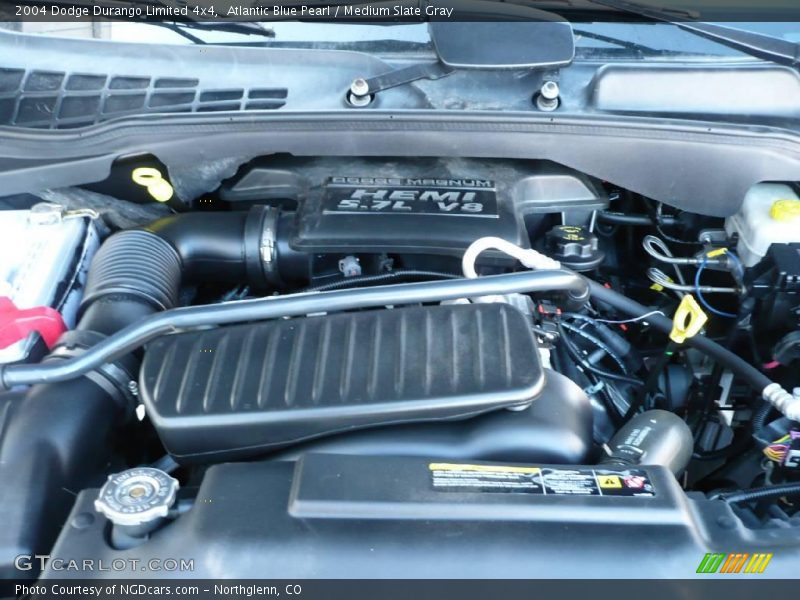 Atlantic Blue Pearl / Medium Slate Gray 2004 Dodge Durango Limited 4x4