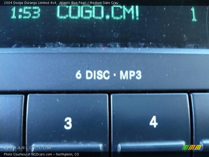 Atlantic Blue Pearl / Medium Slate Gray 2004 Dodge Durango Limited 4x4